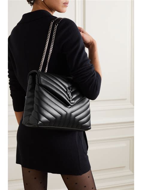 ysl sac loulou medium|saint laurent quilted shoulder bag.